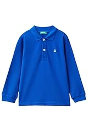 Benetton Maglia Polo M/L 3089G3009, Camisa Polo