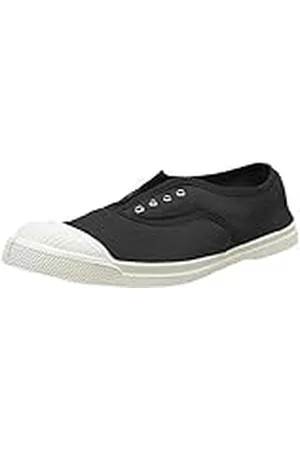 Bensimon Tennis Elly Femme, Zapatillas de Deporte de lona Mujer, Negro (Carbone), 37 EU