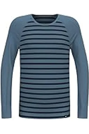 Odlo Ropa Interior térmica para niños Active Warm Stripes I Ropa Interior Deportiva Niñas Niños I Camiseta térmica de Manga Larga