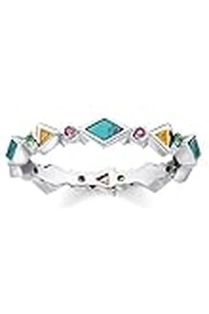 Thomas Sabo Anillo Piedras de Colores de Ley 925 TR2229-984-7-48, 48