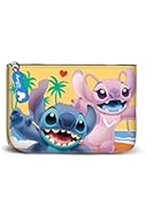 Disney Lilo y Stitch Ocean-Monedero Cuadrado Pequeño, Azul, 13 x 10 cm