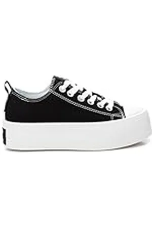Refresh Zapatilla Mujer Negro - Calzado Cómodo y Versátil - Moda Casual - Modelo 17247404 (Talla 36)
