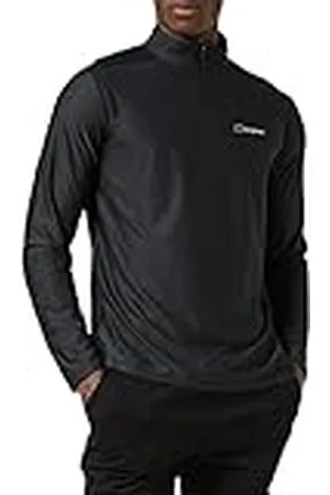 Berghaus Camiseta de Manga Larga con Media Cremallera 24/7 para Hombre