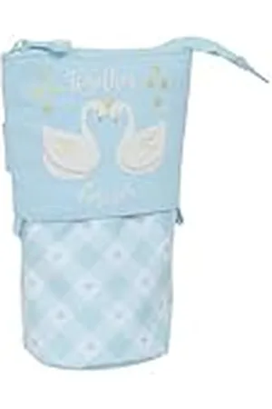 Glowlab CISNES - Portatodo Convertible en Cubilete de Safta, Estuche Infantil, Estuche Niño, Ideal para Niños en Edad Escolar, Cómodo y Versátil, Calidad y Resistencia, 8x6x19 cm, Color