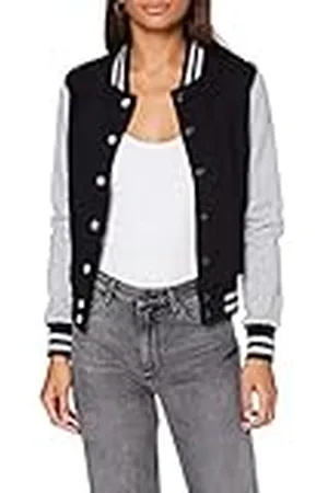 Build Your Brand Ladies Sweat College Jacket Chaqueta Varsity, Mujer, , S