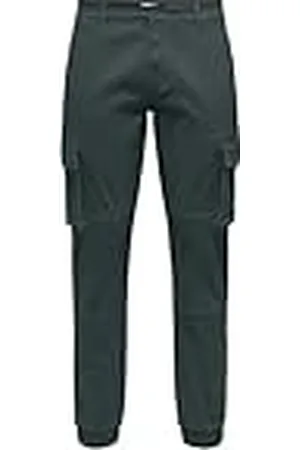 Only & Sons Onscam Stage Cargo Cuff Life 6687 Noos Pantalones Cargo, , 30W / 32L Hombre