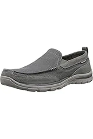 Skechers Superior Milford, Mocasines Hombre, Grey, 45.5 EU