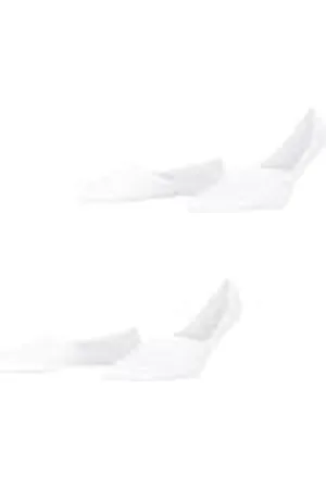 Burlington Everyday Multipack W In algodón invisibles lisos 2 pares, Calcetines pinkies Mujer, , 41-42