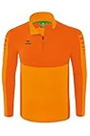 Erima Unisex niños Six Wings Top de Deporte, New Orange, 164