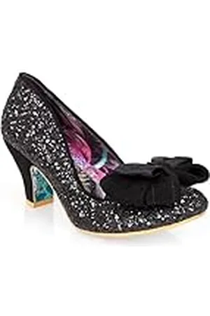 Irregular Choice Ban Joe Ajuste Ancho, Zapatos Planos Mary Jane Mujer, Black, 42 EU