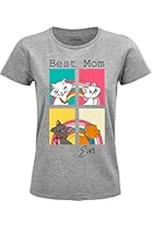 Disney Wodarists032 Camiseta, Gris Melange, XXL para Mujer