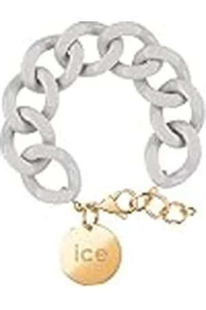 Ice-Watch ICE Jewellery, Chain bracelet, Wind, Pulsera de malla XL para mujer con medalla de oro (020352)