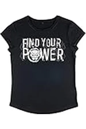 Marvel Avengers Classic Panther Power-Camiseta de Manga Larga para Mujer, , L