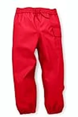 Hatley Rain Pants Pantalones Impermeable, Rojo, 3 años niños Unisex