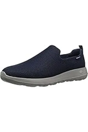 Skechers Go Walk MAX-Athletic Air Mesh Slip on Walking Shoe, Zapatillas para Caminar Hombre, Azul/Gris, 39.5 EU