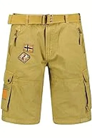 Geographical Norway Paintball Men Bermudas, Mastic, XXL para Hombre
