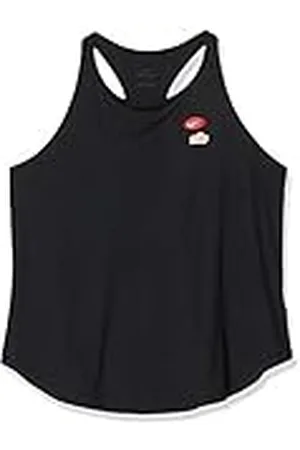 Nike W Nk Novelty Top BTR IC Cl Pl Camiseta sin Mangas, Mujer, Black, 3X
