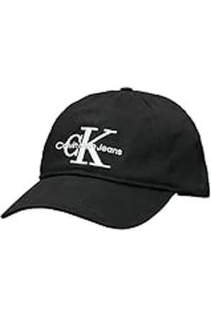 Calvin Klein Jeans Gorra de Béisbol para Hombre Monogram Basecap, Negro (Black), Talla Única