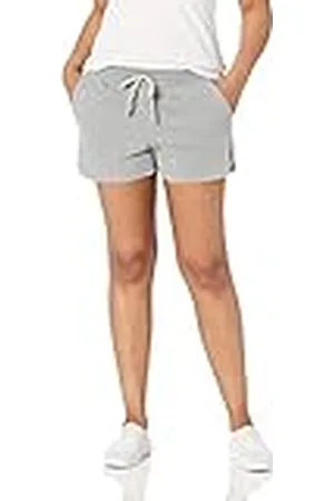 Amazon Pantalón Corto de Forro Polar con Bolsillos Mujer, , L