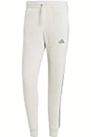 adidas Hombre Essentials Fleece 3-Stripes Tapered Cuff Pants, , XXL