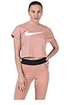 Nike W NSW Swsh Top Crop SS Camiseta, Mujer, , L