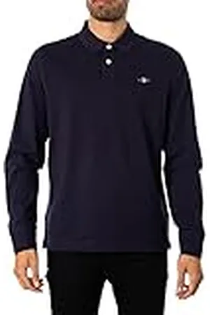 GANT Reg Shield LS Pique Rugger Camisa de Polo, , M para Hombre