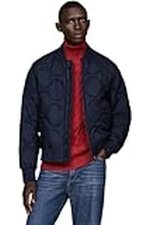 Tommy Hilfiger Cazadora Acolchada Hombre Onion Quilted Bomber Cazadora de Entretiempo, , 3XL