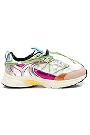 Xti Zapatilla Mujer Plata - Calzado Cómodo y Versátil - Moda Casual - Modelo 14405201 (Talla 36)