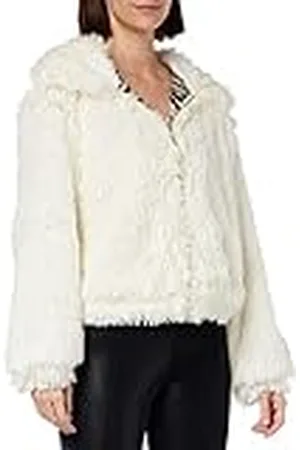 KENDALL + KYLIE Chaqueta K&K W-Bombera con Capucha mullida KKW3716101, Blanquecino, S, , Mujer
