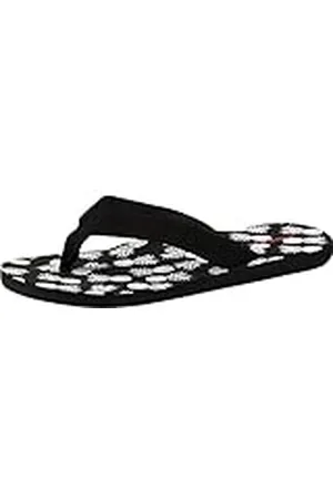 firefly Zehensandale Kahana, Mules Mujer, Negro (Schwarz/Weiss/Pink 900), 37 EU