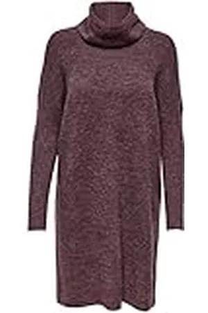 ONLY Onljana L/S Cowlnck Dress Wool Knt Noos Vestido, , XL Mujeres