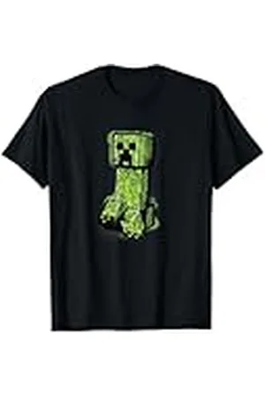 Minecraft Creeper Graffiti Sit Camiseta