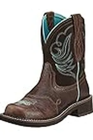 Ariat Heritage Dapper Western, Fatbaby-Botas de Piel Occidental para Mujer, , 38.5 EU