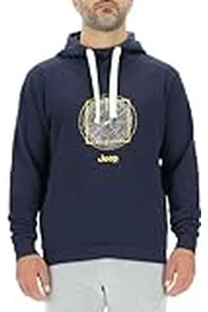 Jeep O102887-A928 J Sudadera Capucha Hombre - Anillos Árboles Estampado Grande J23W Hombre M