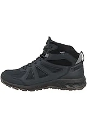 Jack Wolfskin Woodland 2 Texapore Mid M, Zapatos para Senderismo Hombre, Azul Noche (Night Blue), 42 EU