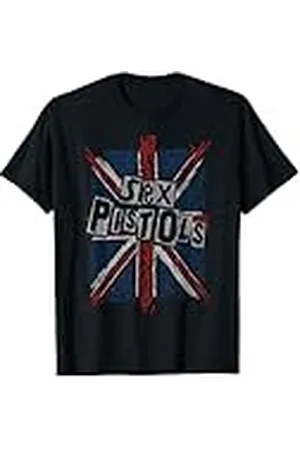 Sex Pistols Official Union Jack Words Camiseta