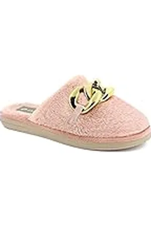 Inblu Pantuflas Cozy de Piel con Cadena, Mujer, , 40 EU