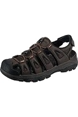 Skechers Tresmen Garo Sandals, Sandalias para Pescador Hombre, Dark Gray, 39 EU