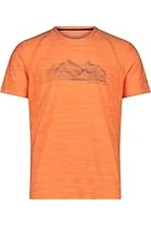 CMP T-Shirt Elasticizzata In Jersey Melange Da Uomo Camiseta, Flame Mel, 56 Hombre