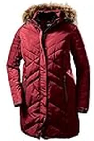 Stoy Wmn Quilted Prk D Parka - Parka con capucha desmontable