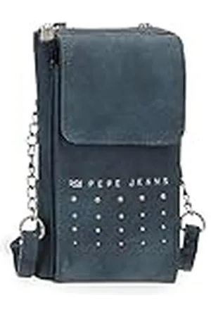 Pepe Jeans Holly Bandolera Pequeña Azul 11x20x4 cms Piel sintética