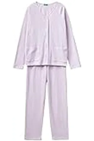 Benetton Pig(chaqueta + Pantalón) 37v03p028, Juego de pijama Mujer, Morado , S