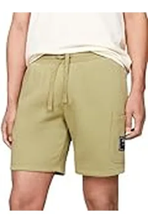 Tommy Hilfiger Pantalón corto tipo chándal Hombre Flag Logo Badge Corto, Grün (Verde), M