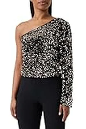 Nascita Top de Lentejuelas con un Solo Hombro, , M para Mujer