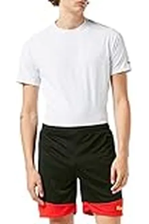 Kempa Emotion 2.0 Shorts Shorts de Juego, Hombre, Negro/Rojo/Amarillo, 128