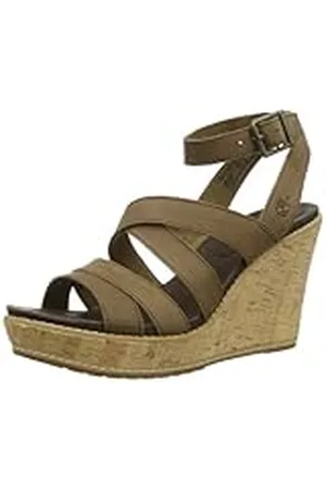 Timberland EK Danforth Sandal B Brown C8912R - Sandalias de Cuero para Mujer, Color marrón, Talla 41
