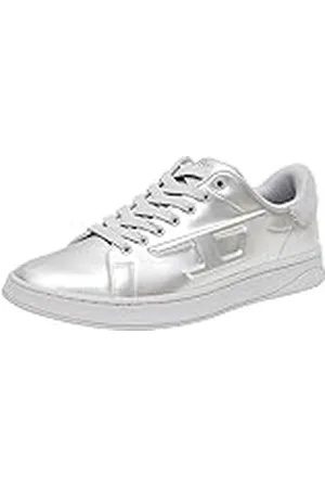 Diesel S-athene, Zapatillas Hombre, Silver, 42.5 EU