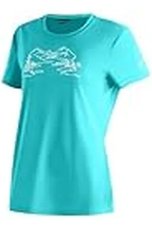 Maier Sports Wilma Print - Camiseta de Manga Corta para Mujer, diseño Estampado