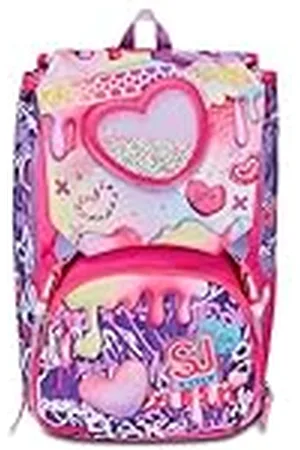 7 for all Mankind SJ Gang Mochila escolar extensible, , Sphere Full Girl, mochila doble compartimento extensible mediante cremallera lateral, bolsillo porta botella, escuelas primarias y secundarias, niña,