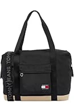 Tommy Hilfiger Bolso Duffle Hombre Daily Equipaje de fin de semana, Negro (Black), Talla Única